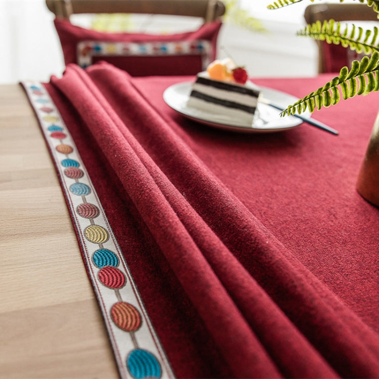 Nappe unie imperméable en lin nappe rectangulaire, 130x220cm, 130x240cm, 140x260cm, 130x300cm, 140x220cm, 140x240cm, 140x300cm