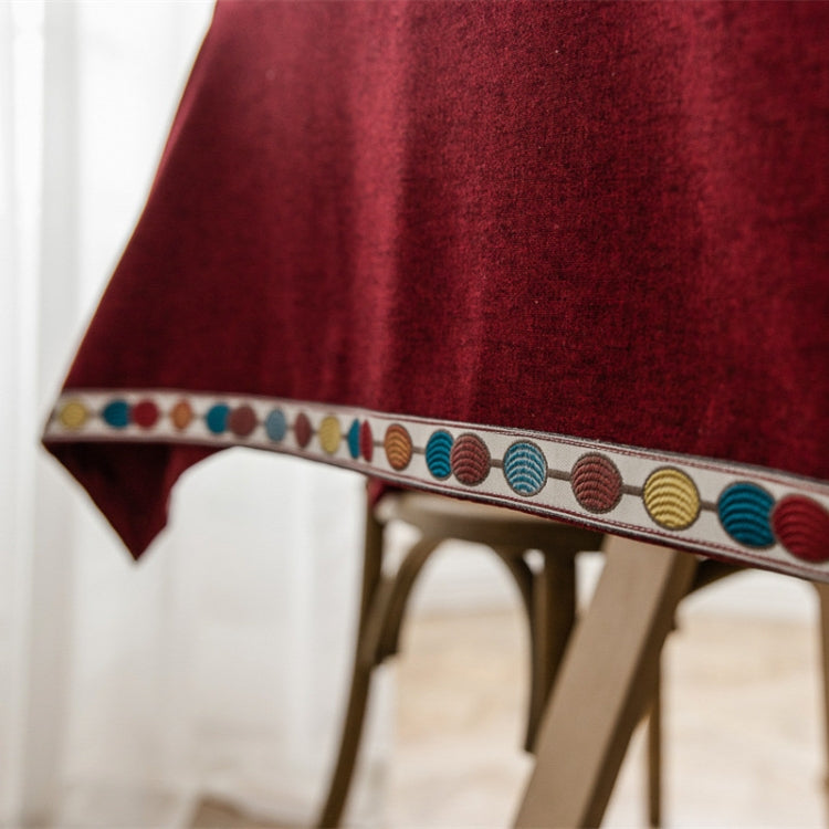 Nappe unie imperméable en lin nappe rectangulaire, 130x220cm, 130x240cm, 140x260cm, 130x300cm, 140x220cm, 140x240cm, 140x300cm