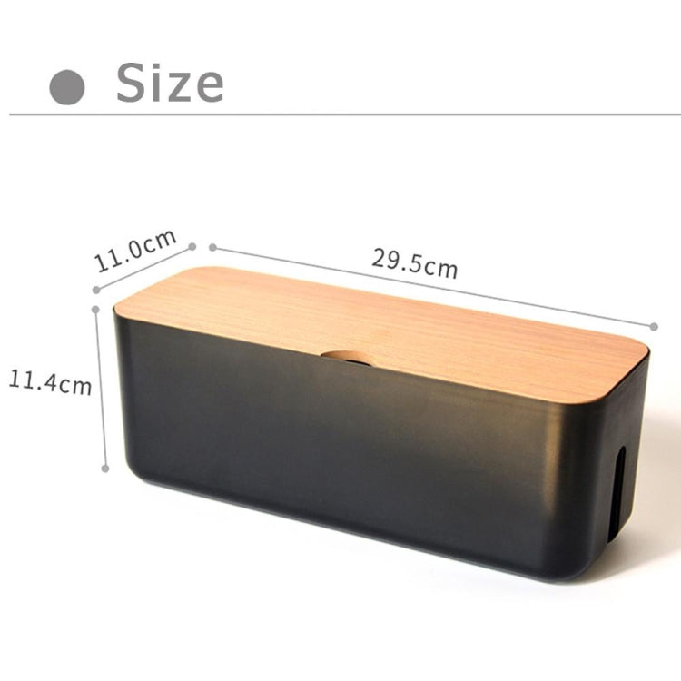 Boîte de rangement pour câbles d'alimentation, boîtier anti-poussière pour chargeur, organiseur de prises, poubelle de rangement pour câbles de réseau de bureau