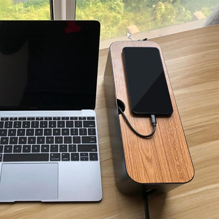 Boîte de rangement pour câbles d'alimentation, boîtier anti-poussière pour chargeur, organiseur de prises, poubelle de rangement pour câbles de réseau de bureau