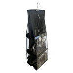 Organisateur de sac à main, de sac à bandoulière, pliable, à 3 couches et 6 poches, noir, gris