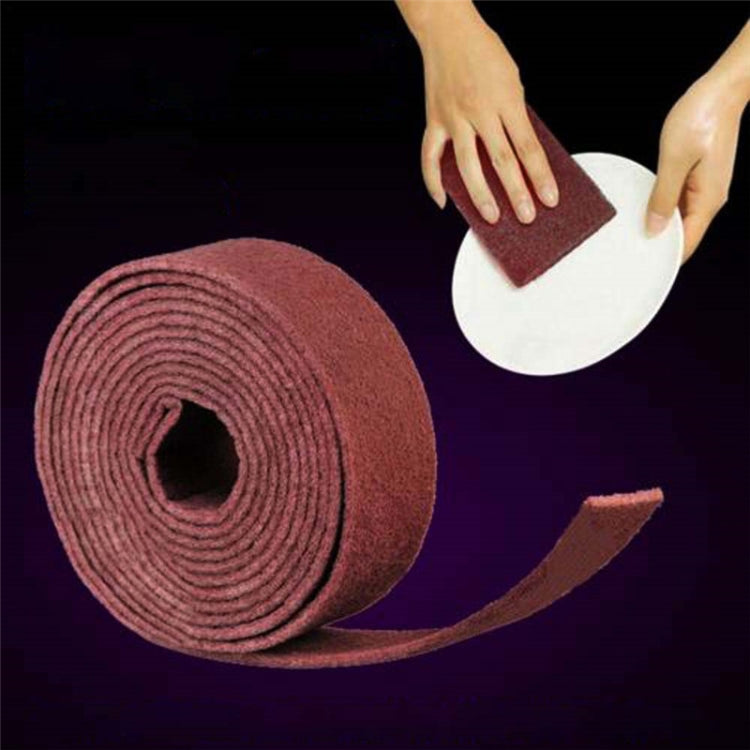 Tampon à récurer en nylon émeri pour polir la rouille de l'acier inoxydable, chiffon de nettoyage de cuisine, 7 cm x 5,7 m, 9 cm x 1 m, 9 cm x 5,7 m, 9 cm x 20 m