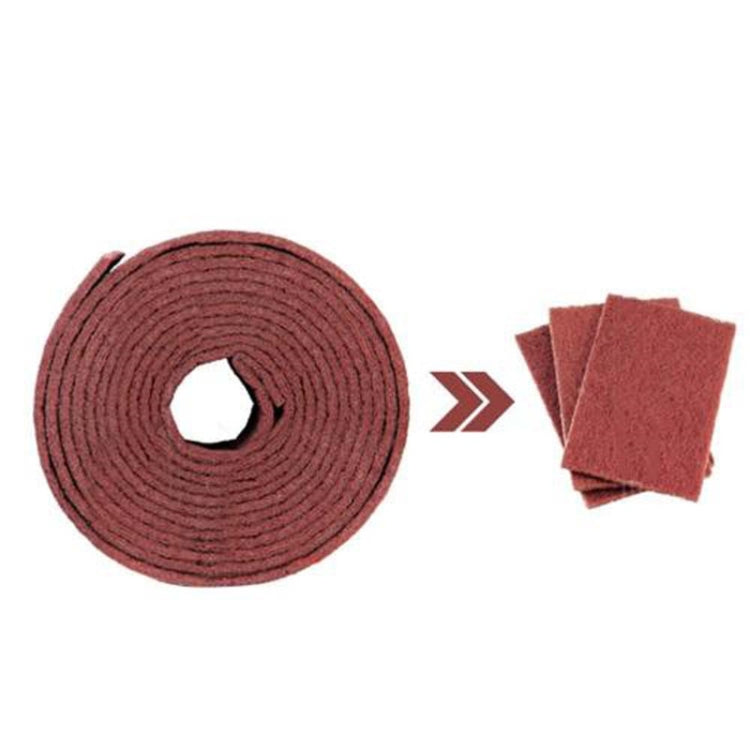 Tampon à récurer en nylon émeri pour polir la rouille de l'acier inoxydable, chiffon de nettoyage de cuisine, 7 cm x 5,7 m, 9 cm x 1 m, 9 cm x 5,7 m, 9 cm x 20 m
