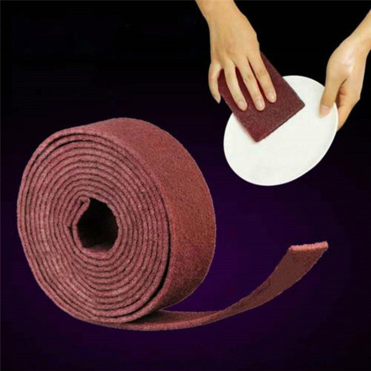 Tampon à récurer en nylon émeri pour polir la rouille de l'acier inoxydable, chiffon de nettoyage de cuisine, 7 cm x 5,7 m, 9 cm x 1 m, 9 cm x 5,7 m, 9 cm x 20 m