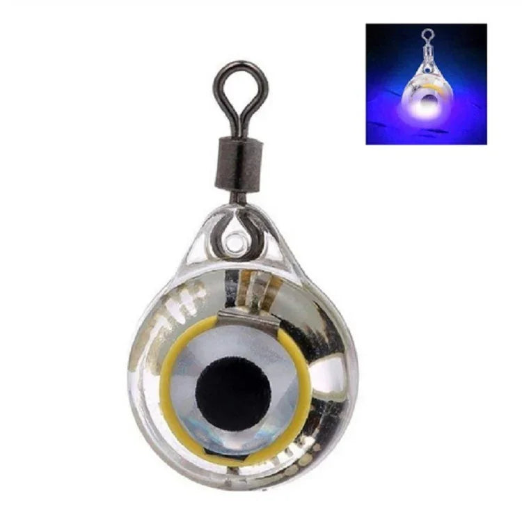 Lampe LED de pêche sous-marine, yeux de poisson, blanche, rouge, bleue, verte