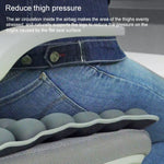 Coussin d'air 3D coussin d'air respirant de bureau coussin de beauté pour fessier coussin de massage décompressif