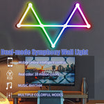 JSK-P22 Lumière Mosaïque Intelligente RGB, Lumière Rythmique Compatible Amazon Alexa / Google Assistant / DuerOS, Prise US, Prise EU, Prise UK