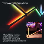 JSK-P22 Lumière Mosaïque Intelligente RGB, Lumière Rythmique Compatible Amazon Alexa / Google Assistant / DuerOS, Prise US, Prise EU, Prise UK