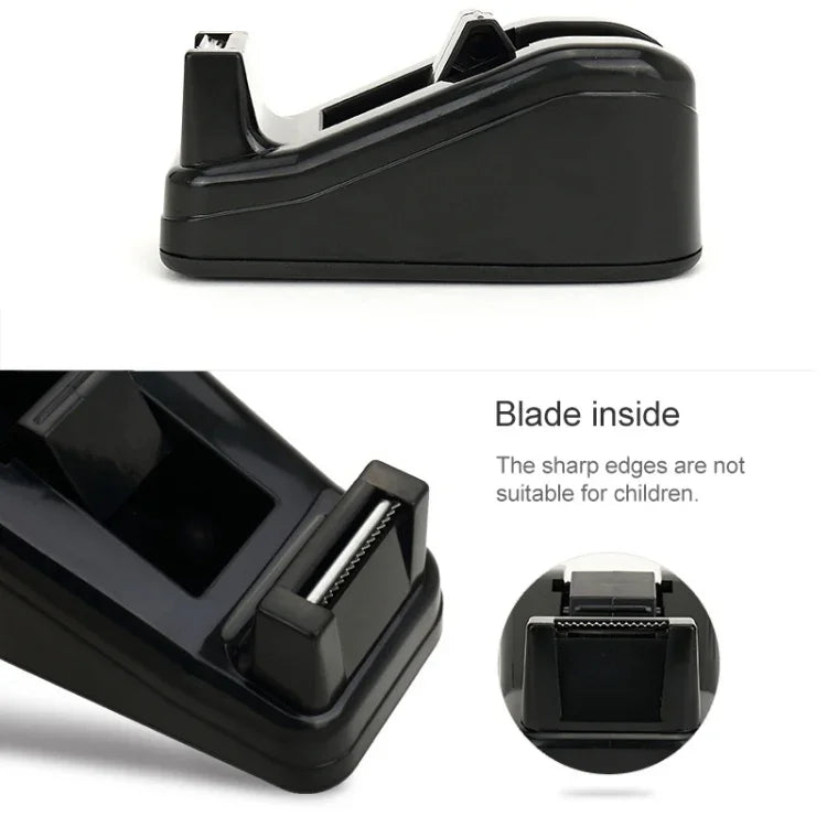 KW-triO Petit support de ruban de bureau noir Porte-ruban