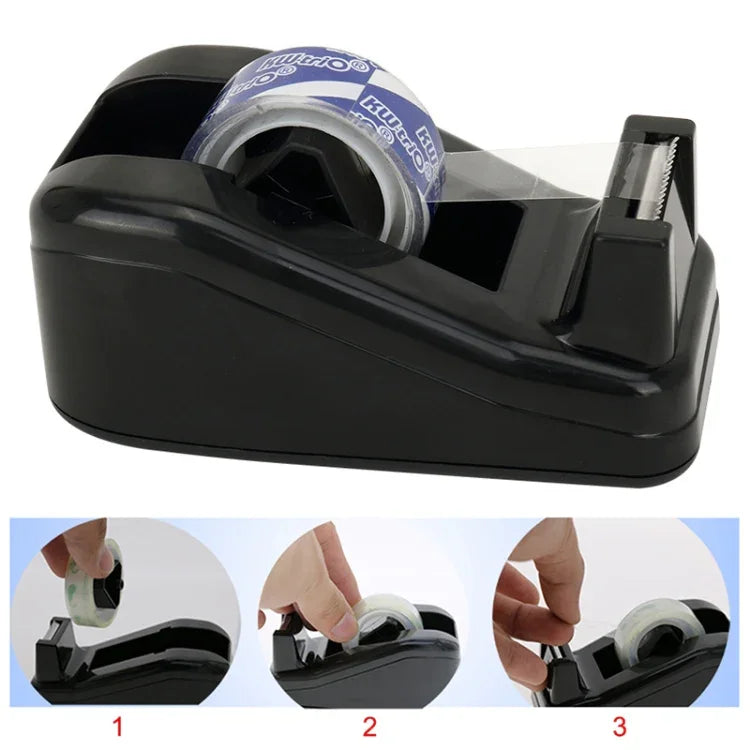 KW-triO Petit support de ruban de bureau noir Porte-ruban