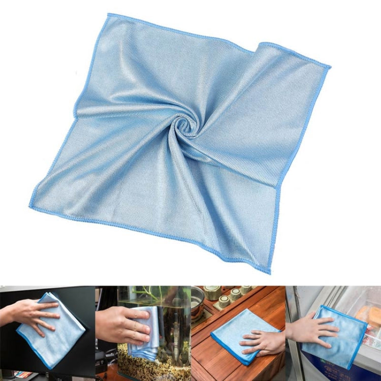Chiffon de nettoyage en microfibre pour vitres sans traces, 30x30cm Bleu, 40x40cm Bleu, 40x60cm Bleu, 30x30cm Rose, 40x40cm Rose, 40x60cm Rose, 30x30cm Gris, 40x40cm Gris, 40x60cm Gris