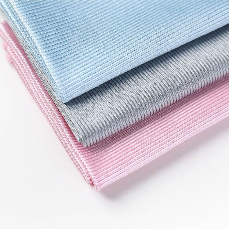 Chiffon de nettoyage en microfibre pour vitres sans traces, 30x30cm Bleu, 40x40cm Bleu, 40x60cm Bleu, 30x30cm Rose, 40x40cm Rose, 40x60cm Rose, 30x30cm Gris, 40x40cm Gris, 40x60cm Gris
