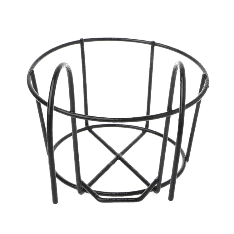 Support de fleurs métallique rond pour balcon Clôture Support mural en fer forgé pour pot de fleurs, S, M, L, XL