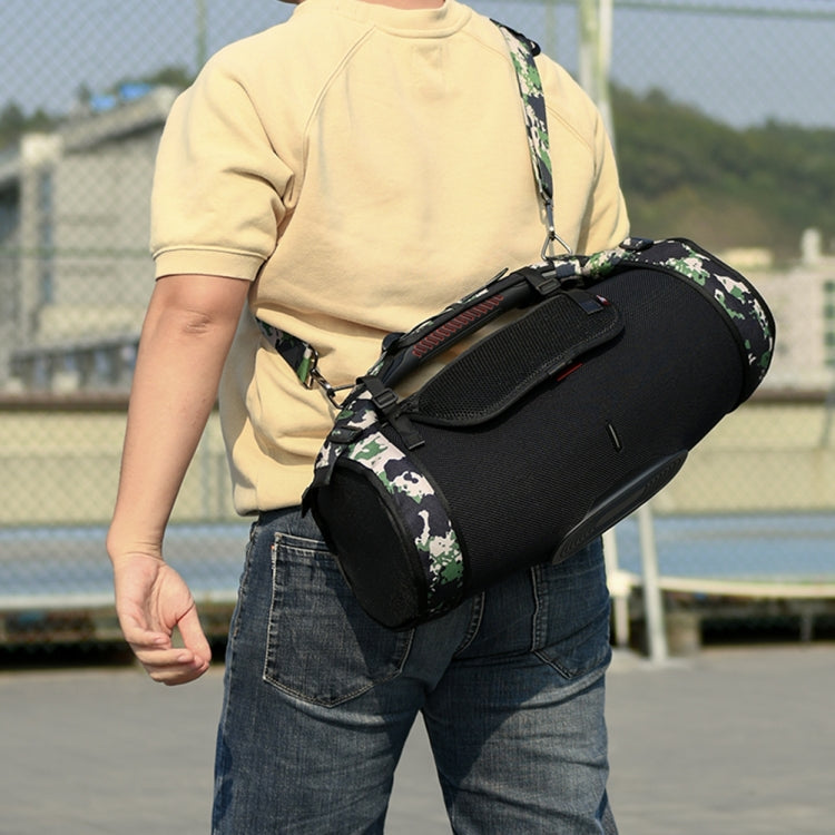 Sac de rangement avec sangle d'épaule simple pour enceinte JBL Boombox Bluetooth, housse camouflage, étui + sac téléphone camouflage