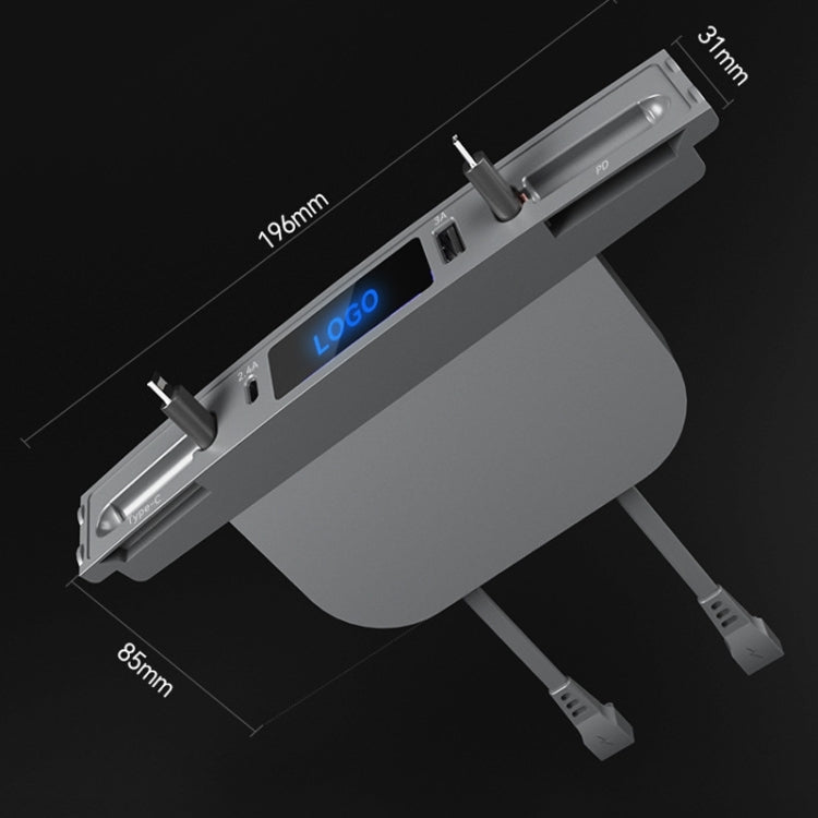 For Tesla Model 3 / Y 27W Quick Interior Charger Intelligent 8 Pin Docking Station HUB, PT-DSL-2 8 Pin