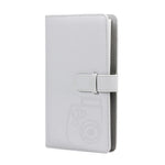 3-Inch Photo Album Holds 96 Photos PU Leather Large Capacity Storage Case with Multi-Pocket Pages