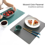 Nappe en silicone de qualité alimentaire de style nordique, tapis isolant écologique, Vert, Orange, Beige, Bleu ciel, Gris foncé