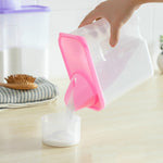 Boîte de rangement transparente en plastique pour lessive, 2L, 3L