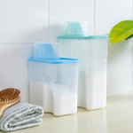 Boîte de rangement transparente en plastique pour lessive, 2L, 3L