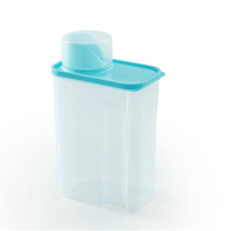 Boîte de rangement transparente en plastique pour lessive, 2L, 3L