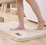 Tapis de bain absorbant antidérapant pour WC et chambre à coucher, 40x60cm, 50x80cm