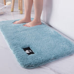 Tapis de bain absorbant antidérapant pour WC et chambre à coucher, 40x60cm, 50x80cm