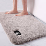 Tapis de bain absorbant antidérapant pour WC et chambre à coucher, 40x60cm, 50x80cm