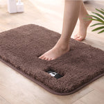 Tapis de bain absorbant antidérapant pour WC et chambre à coucher, 40x60cm, 50x80cm