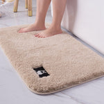 Tapis de bain absorbant antidérapant pour WC et chambre à coucher, 40x60cm, 50x80cm