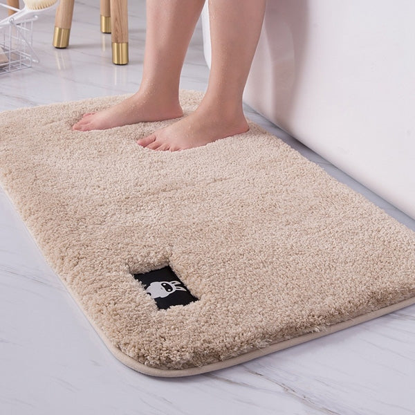Tapis de bain absorbant antidérapant pour WC et chambre à coucher, 40x60cm, 50x80cm