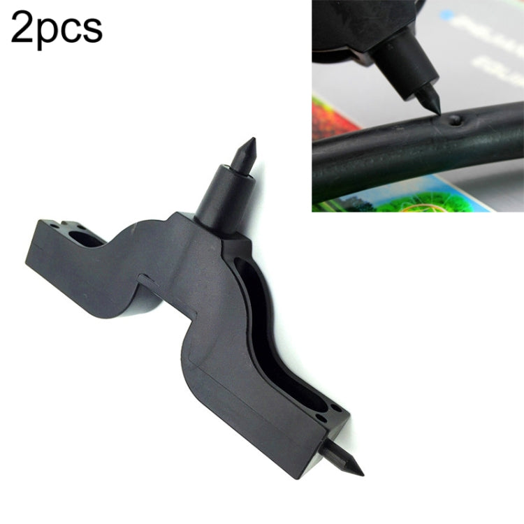 2 PCS Perceur de Trou en Forme de Montagne pour Tuyau PE Goutteur, Forme de Montagne