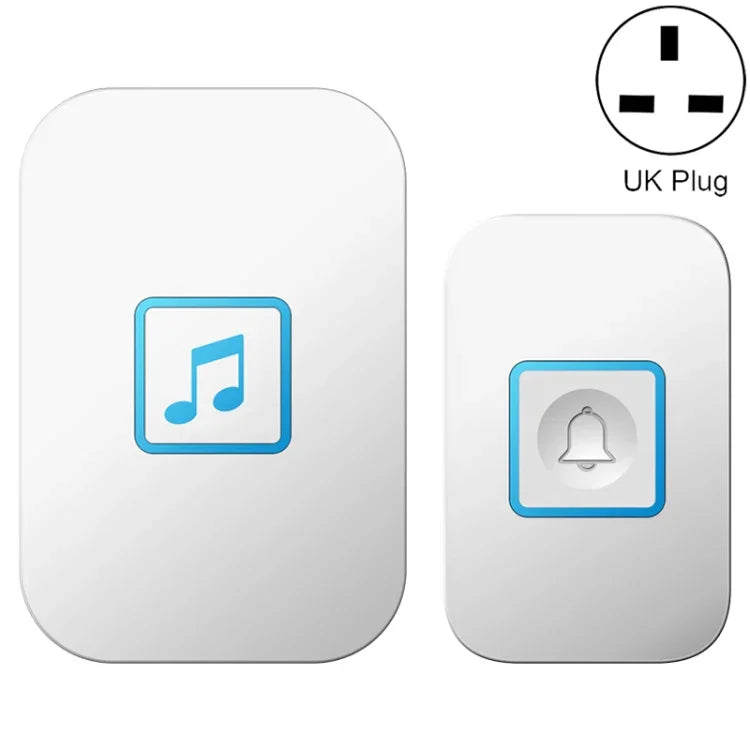 Sonnette de porte électronique CACAZI A86 avec télécommande, prise US, prise UK, prise EU