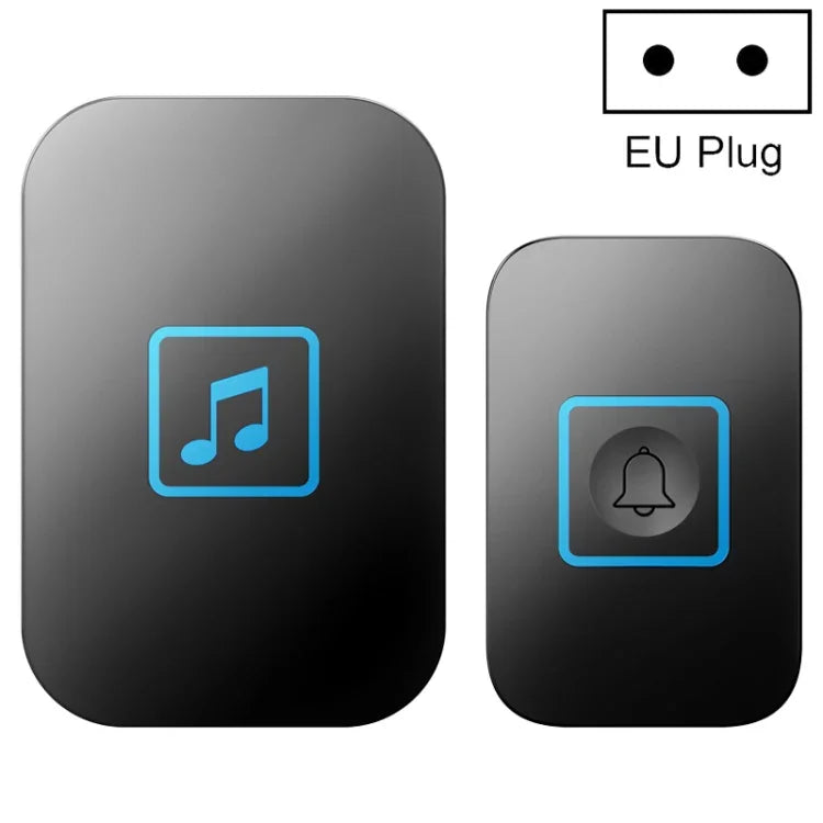 Sonnette de porte électronique CACAZI A86 avec télécommande, prise US, prise UK, prise EU