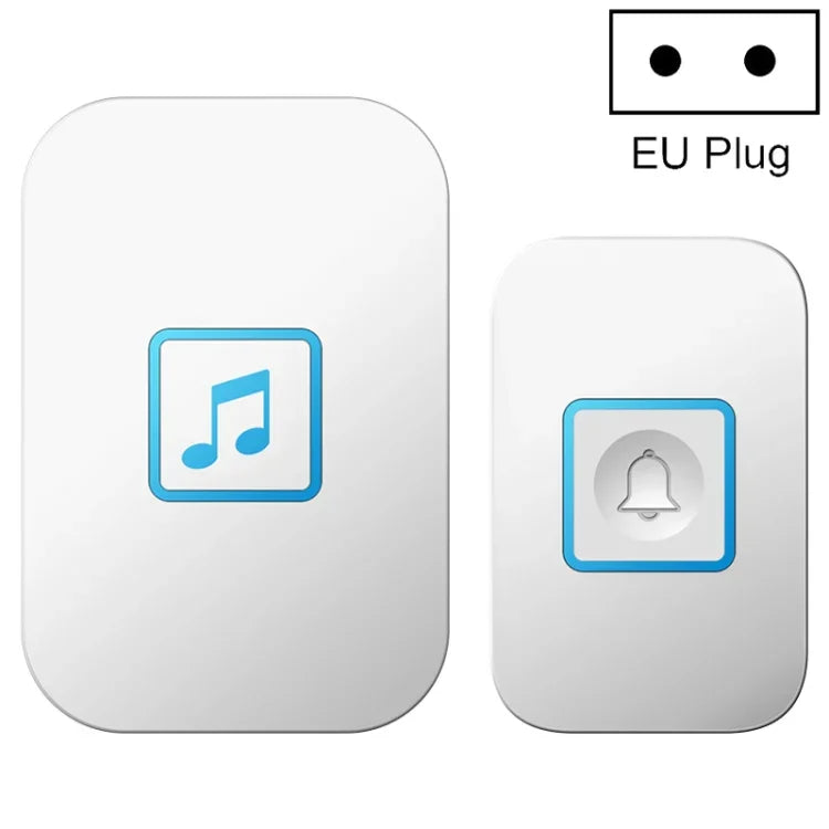 Sonnette de porte électronique CACAZI A86 avec télécommande, prise US, prise UK, prise EU