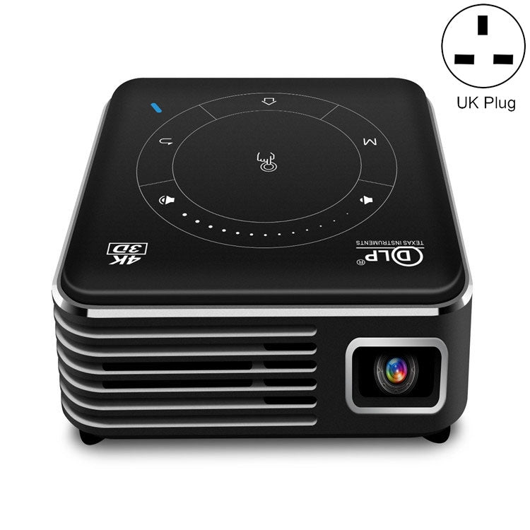 P11 4K HD DLP Mini projecteur 3D 4G + 32G micro-projecteur intelligent pratique, prise UK, prise AU