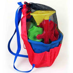 Sac de rangement pour jouets de plage pour enfants, sac filet de rangement pour outils de sable, sac à dos