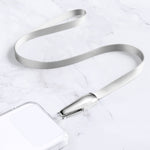 Lanière de téléphone anti-perte pour véhicule électrique avec patch, style : modèle tour de cou, modèle bandoulière