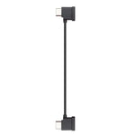 Câble de données USB-C d'origine pour la radiocommande DJI RC-N1, permettant de connecter un téléphone. Connecteurs : USB Type-C, micro USB standard, 8 broches.