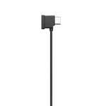 Câble de données USB-C d'origine pour la radiocommande DJI RC-N1, permettant de connecter un téléphone. Connecteurs : USB Type-C, micro USB standard, 8 broches.