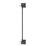 Câble de données USB-C d'origine pour la radiocommande DJI RC-N1, permettant de connecter un téléphone. Connecteurs : USB Type-C, micro USB standard, 8 broches.
