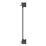 Câble de données USB-C d'origine pour la radiocommande DJI RC-N1, permettant de connecter un téléphone. Connecteurs : USB Type-C, micro USB standard, 8 broches.