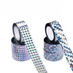 Double-sided Reflective Bird Repeller Ribbon Bird Chaser Garden Tool, 2.4 x 100m, 4.8 x 50m, 4.8 x 80m, 4.8 x 110m
