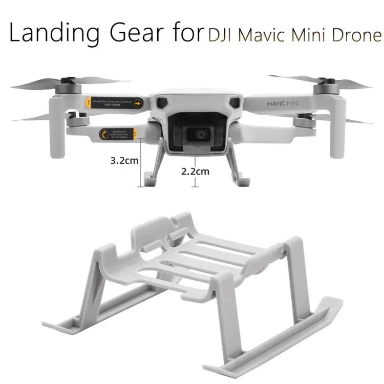 Support de train d'atterrissage à dégagement rapide surélevé pour trépied DJI Mavic Mini (gris), pour DJI Mavic Mini