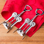 2 ouvre-bouteilles de vin rouge multifonctionnels en alliage de zinc pour la cuisine, ouvre-bouteilles en alliage de zinc