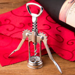 2 ouvre-bouteilles de vin rouge multifonctionnels en alliage de zinc pour la cuisine, ouvre-bouteilles en alliage de zinc
