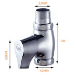 Soupape de chasse rapide en cuivre pour toilettes à la turque, corps moyen 1 pouce, corps large 1 pouce, corps moyen 20mm, corps large 20mm