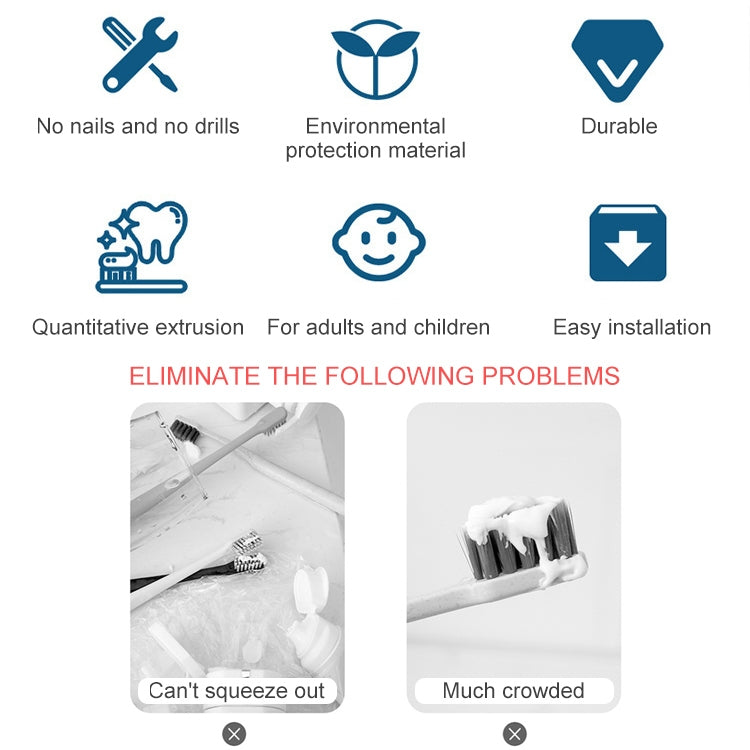 Distributeur de dentifrice mural automatique
