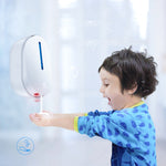 Distributeur de savon moussant automatique à induction murale Lebath pour enfants, distributeur USB mural