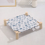 47x52cm Four Seasons Universal Removable And Washable Pet Bed Pet Nest, Small Yellow Duck, Small Color Triangle, Small Wooden Gray Bottom, Small White Cat Head, Small Wooden Alpaca, Small Blue Cat Head, Small Pink Square