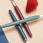 Ensemble de couverts 2 en 1 simple et portable pour enfant, étudiant, voyage, en acier inoxydable 304 (cuillère et baguettes)